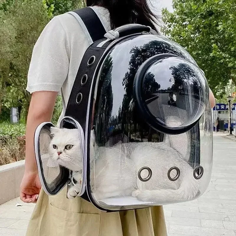 Outdoor Adventure Backpack - Transparent Space Capsule Pet Backpack Carrier