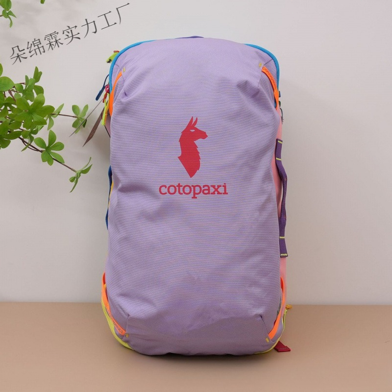 Outdoor Adventure Trips - Waterproof Color Block Backpack Men Women