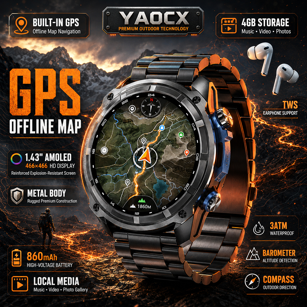 Outdoor Adventure World - 2026 New Adventure GPS Smart Watch