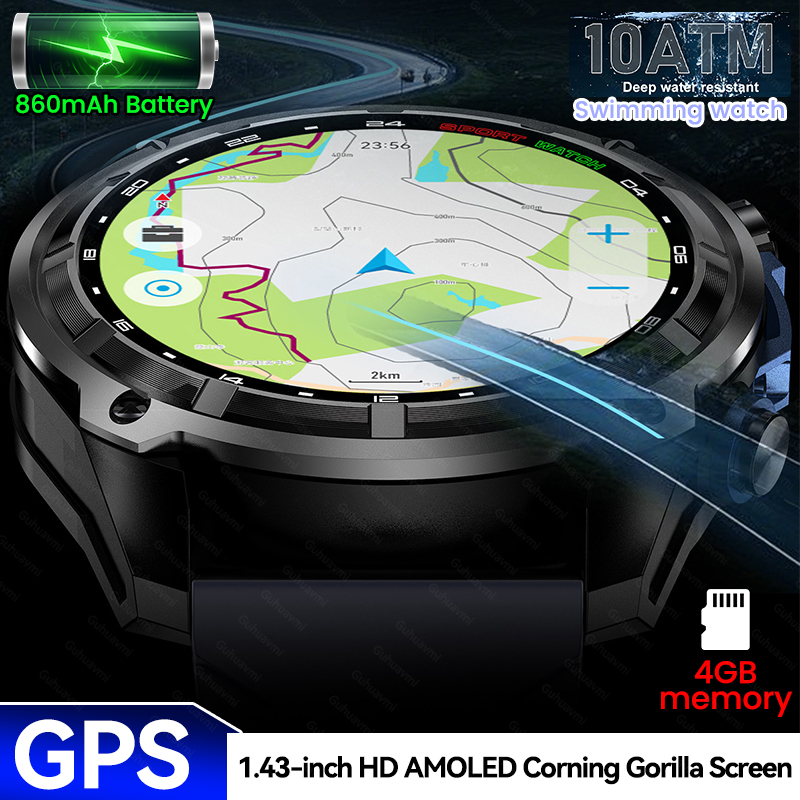 Outdoor Adventure World - New Adventure GPS Men Smart Watch