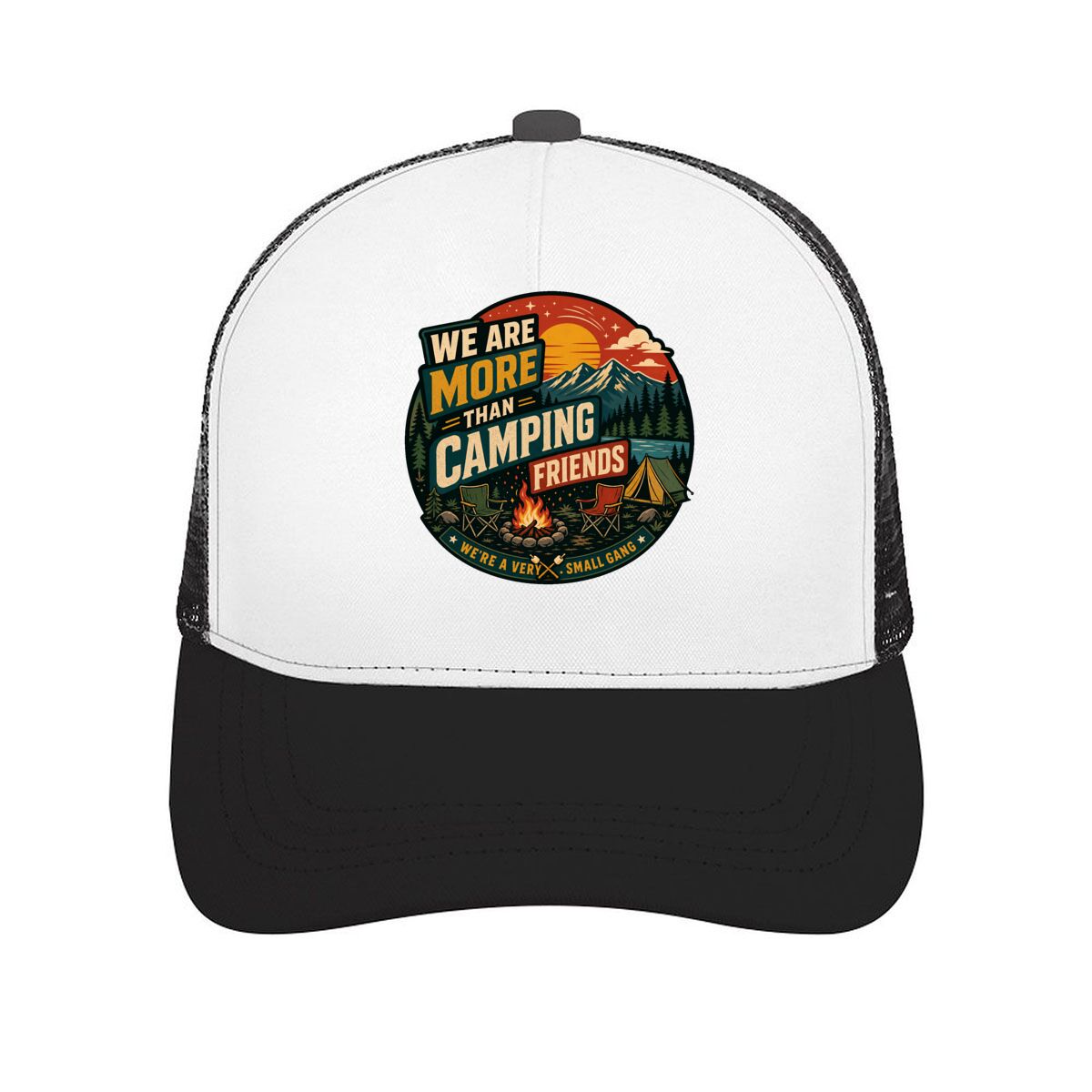 Outdoor Adventure Friends - Retro Camping Friends Adventure Quot Mesh