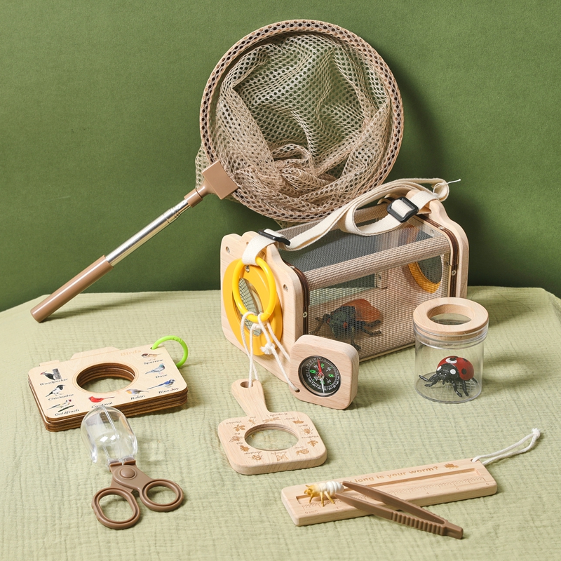 Outdoor Adventure Educator - Children Wooden Outdoor Adventure Set Portable