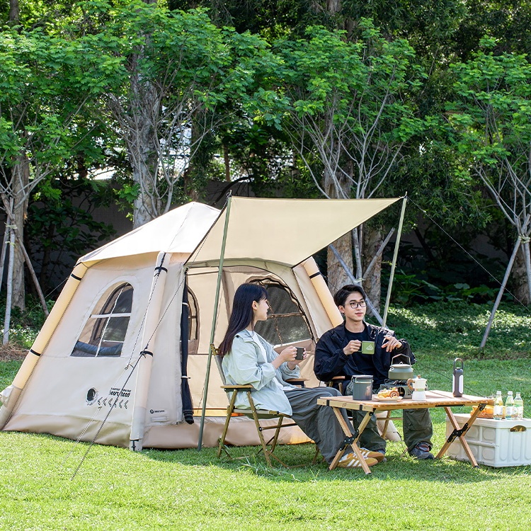 Outdoor Adventure Youtube - TAILI 5.5KG Waterproof Camping Tent Inflatable