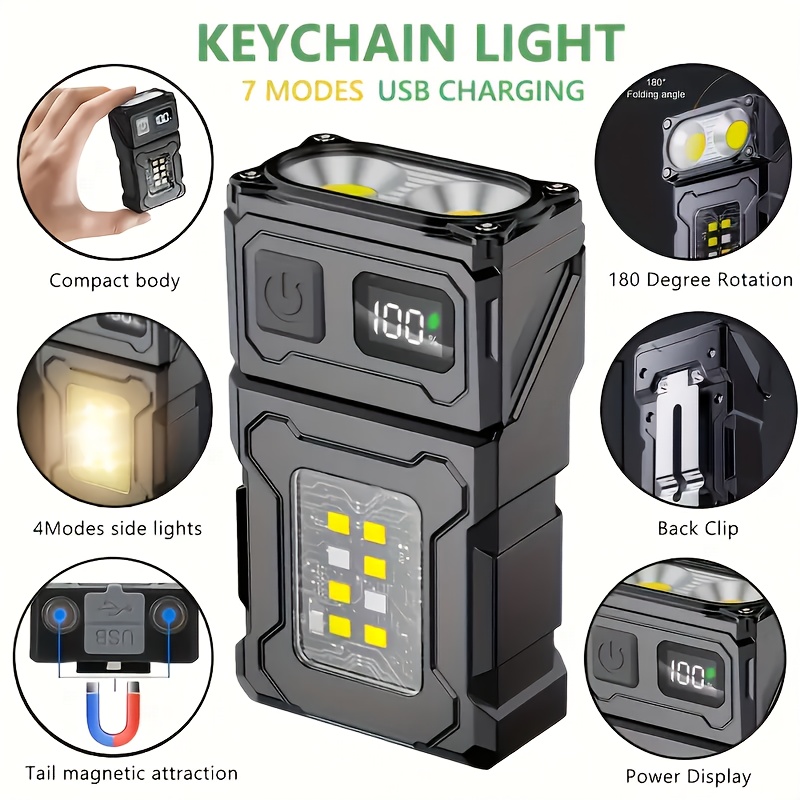 Mini Rechargeable LED Pocket F - Outdoor Adventure Trips 评论和价格