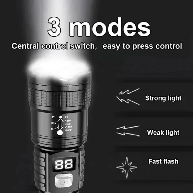 Rechargeable LED Flashlight 10 - Outdoor Adventure Trips 评论和价格