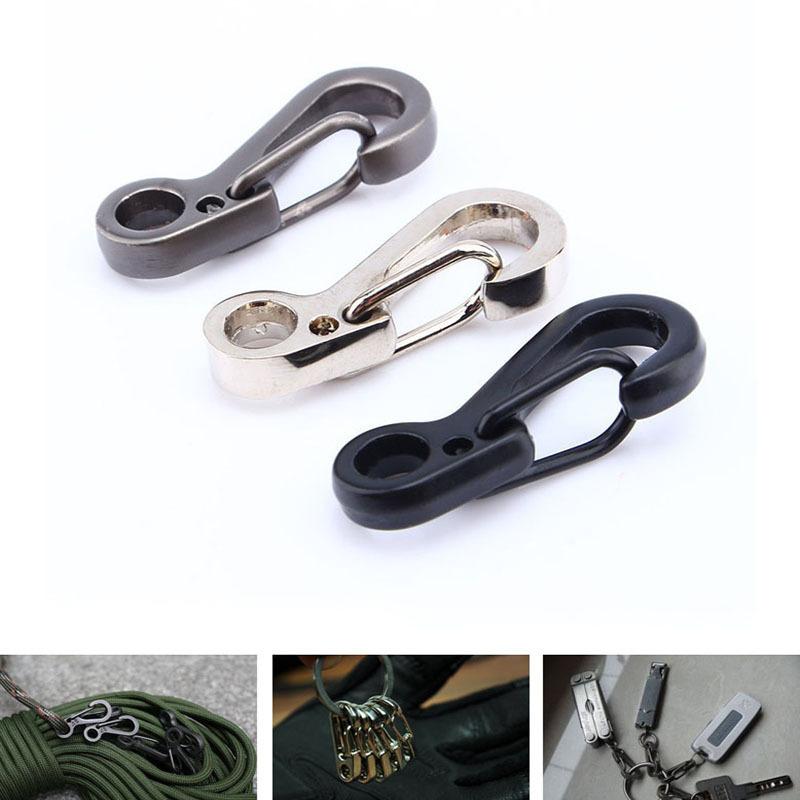 10Pcs/lot Mini Carabiner Parac - Outdoor Adventure Backpack 评论和价格