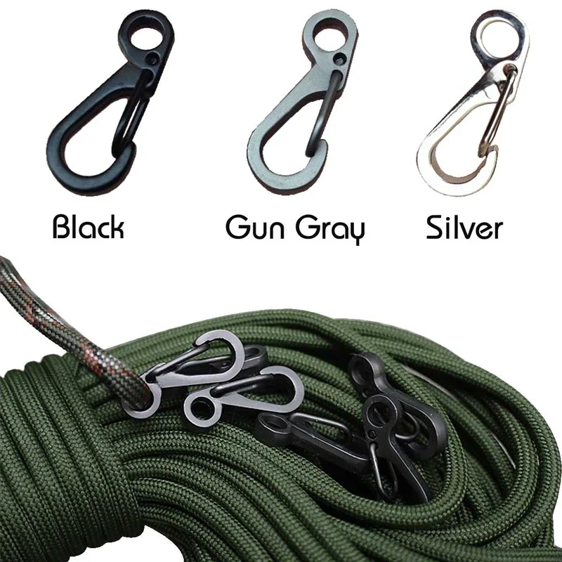 10Pcs/lot Mini Carabiner Parac - Outdoor Adventure Backpack 评论和价格
