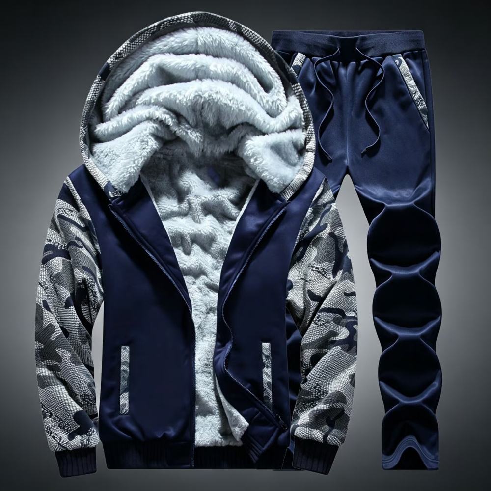 Men's Tracksuit Fleece Hooded  - Outdoor Adventure Trips 评论和价格