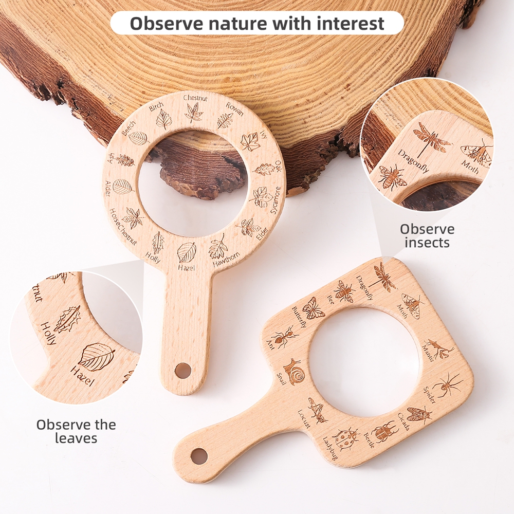 Wooden Magnifying Glass Outdoo - Outdoor Adventure Educator 评论和价格