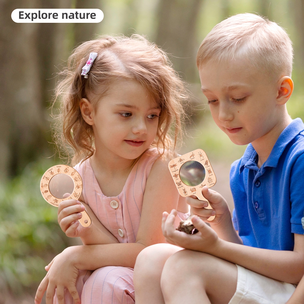 Wooden Magnifying Glass Outdoo - Outdoor Adventure Educator 评论和价格