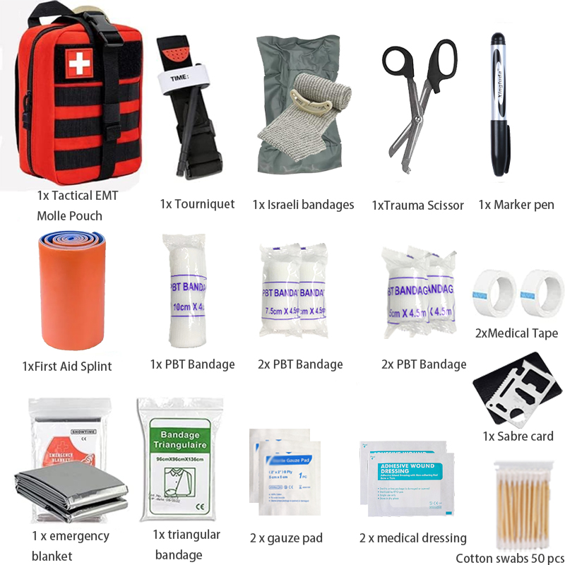 70pcs IFAK First Aid Kit with  - Outdoor Adventure Backpack 评论和价格