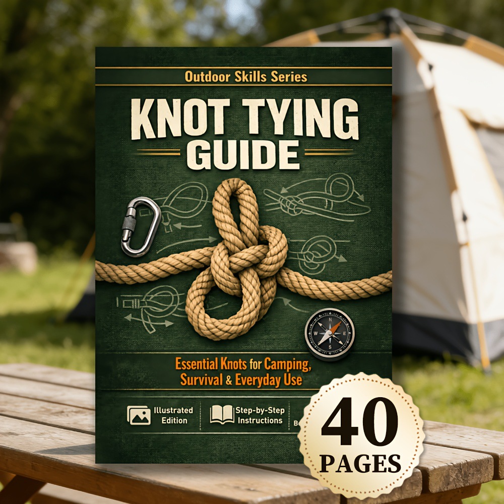 Camping Knots Manual 40 Page O - Outdoor Adventure Guide 评论和价格