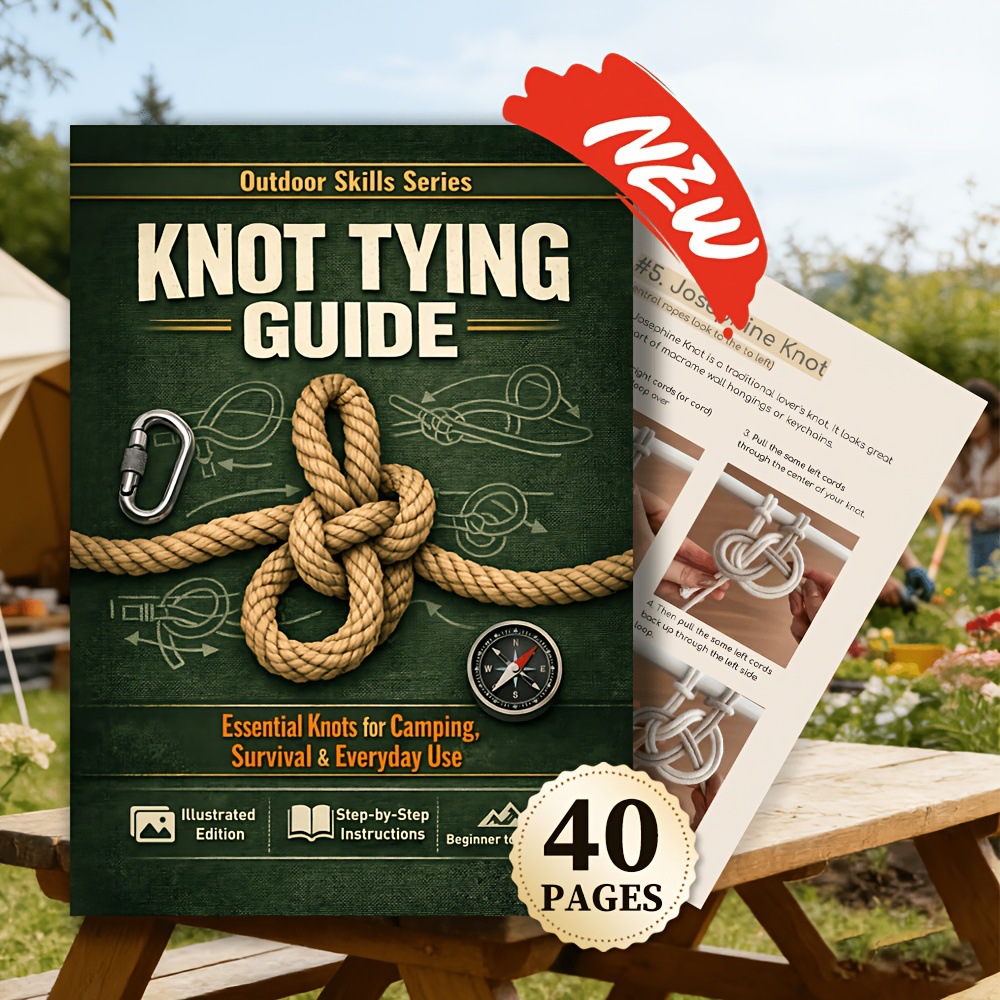 Camping Knots Manual 40 Page O - Outdoor Adventure Guide 评论和价格