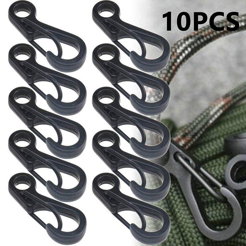 10Pcs/lot Mini Carabiner Parac - Outdoor Adventure Backpack 评论和价格