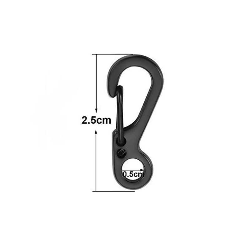 10Pcs/lot Mini Carabiner Parac - Outdoor Adventure Backpack 评论和价格