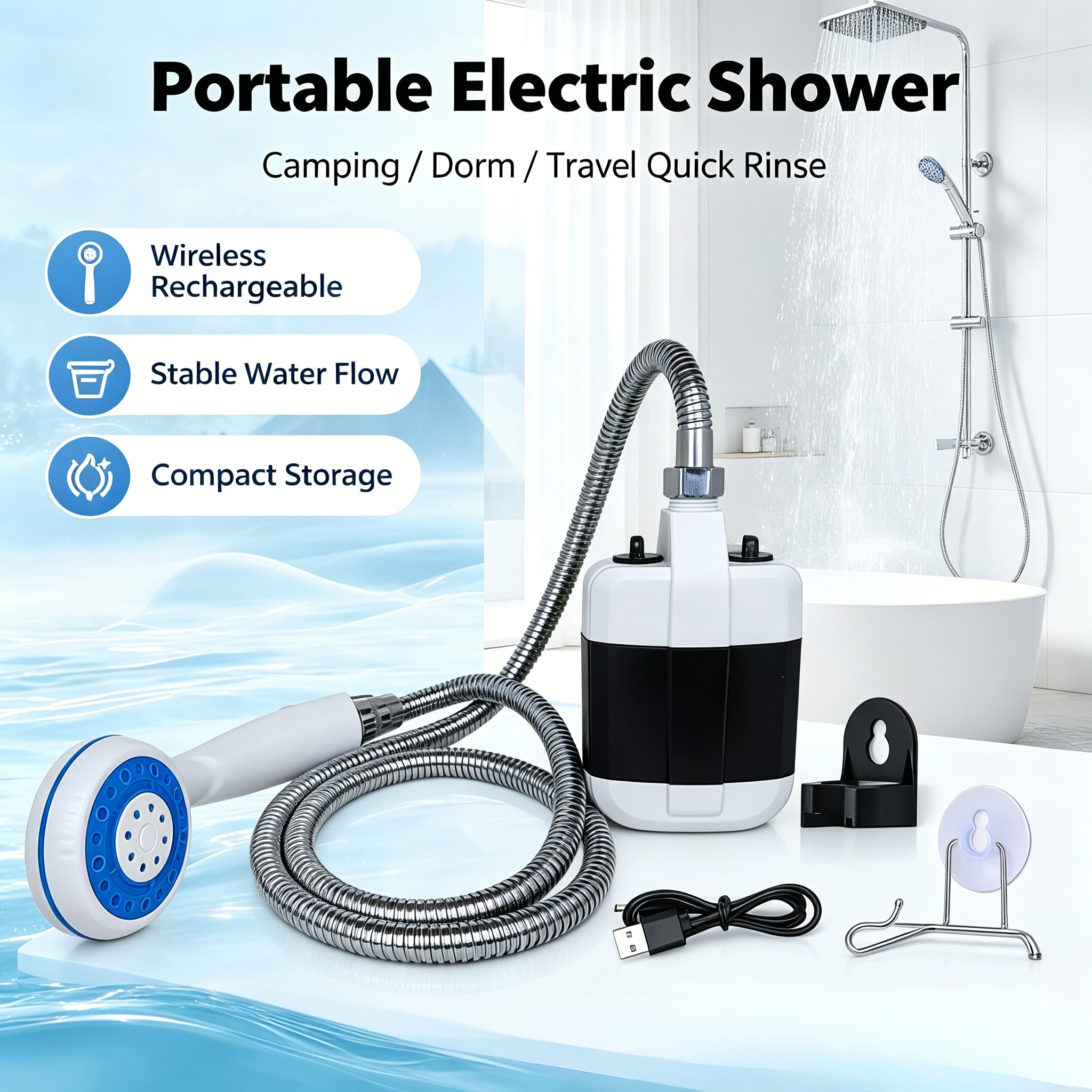 USB Rechargeable Portable Elec - Outdoor Adventure Trips 评论和价格