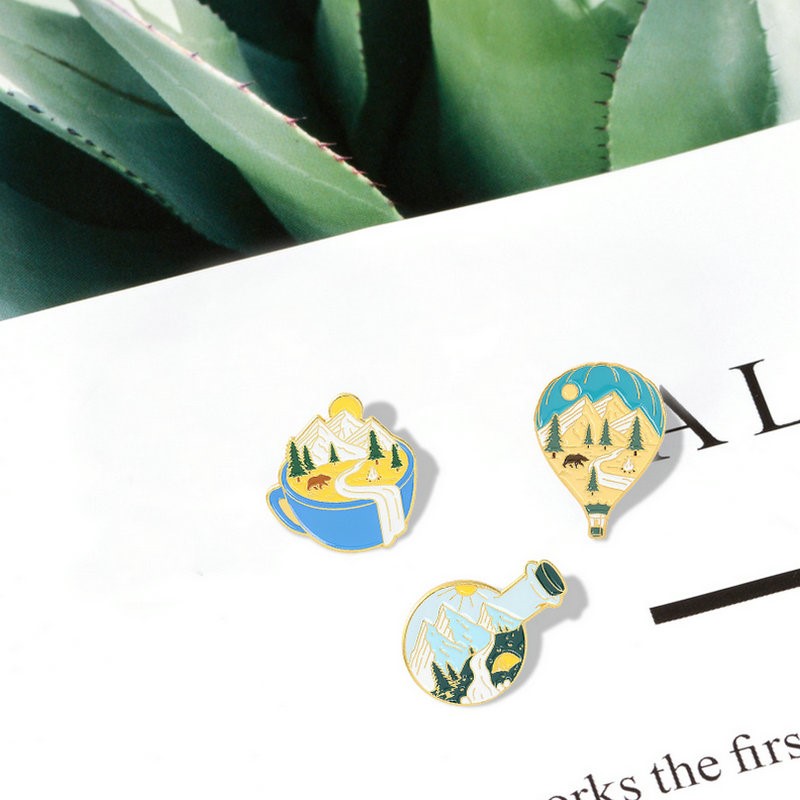 Camping Adventure Enamel Pins  - Outdoor Adventure Friends 评论和价格