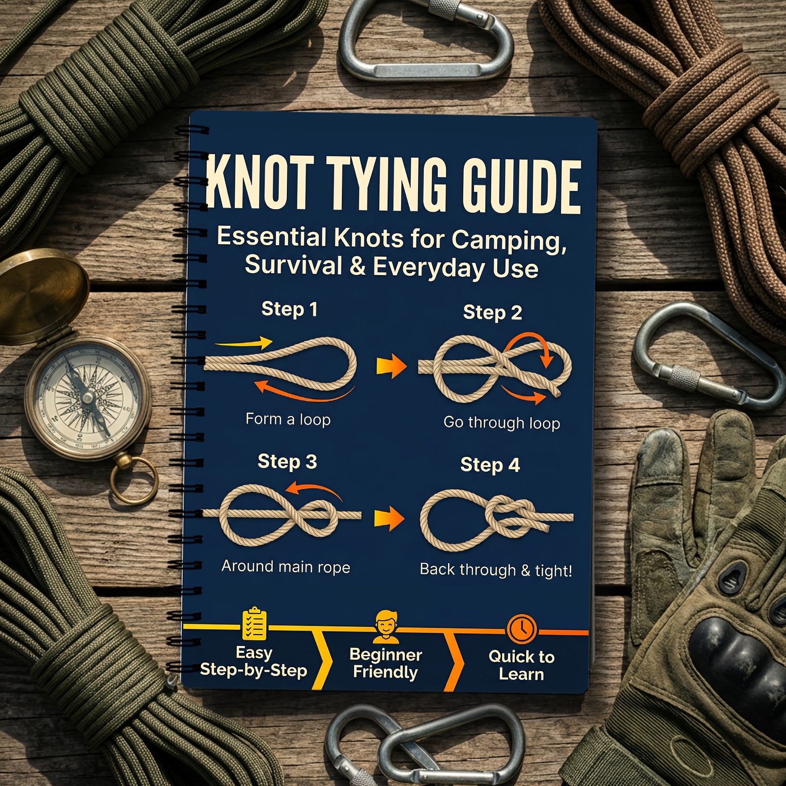 Outdoor Survival Knots StepbyS - Outdoor Adventure Guide 评论和价格