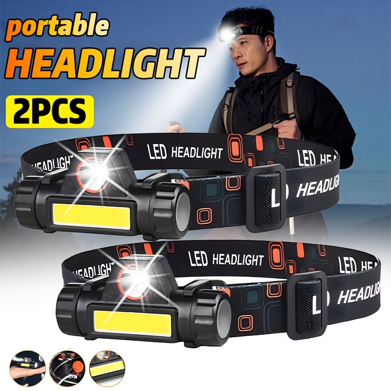 Super Bright LED Headlamp Rech - Headlamp Waterproof Rechargeable 评论和价格