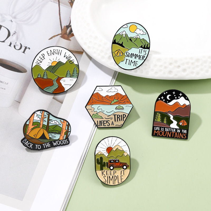 Outdoor Adventure Enamel Pins  - Outdoor Adventure Friends 评论和价格