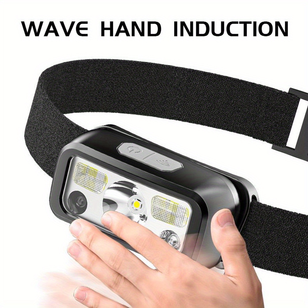 Powerful COB LED Sensor Headla - Headlamp Waterproof Rechargeable 评论和价格