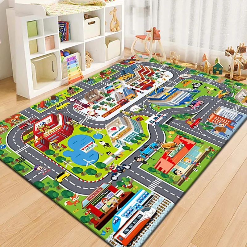 Colorful Kids City Map Play Ma - Outdoor Adventure Educator 评论和价格