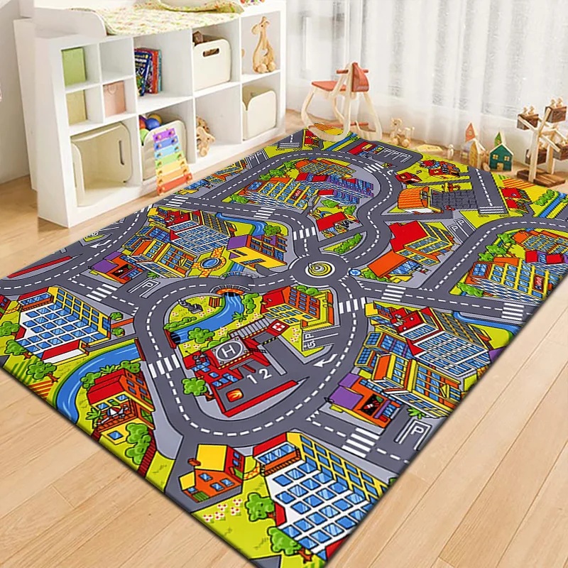 Colorful Kids City Map Play Ma - Outdoor Adventure Educator 评论和价格