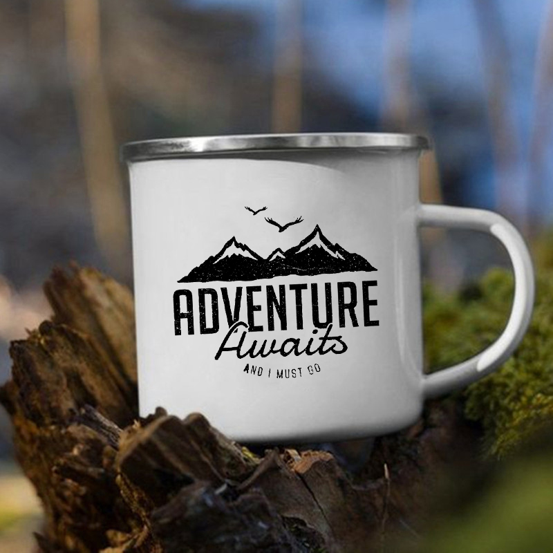 Adventure Awaits Camping Mugs  - Outdoor Adventure Friends 评论和价格