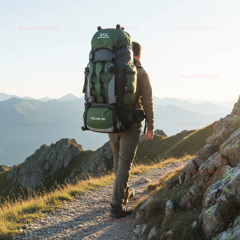 Large 90L Travel Backpack Mili - Outdoor Adventure Backpack 评论和价格