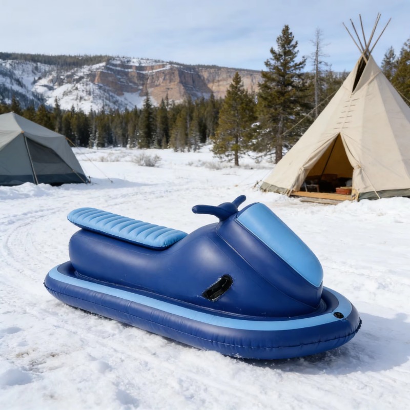 Heavy-duty inflatable snow tub - Outdoor Adventure Youtube 评论和价格