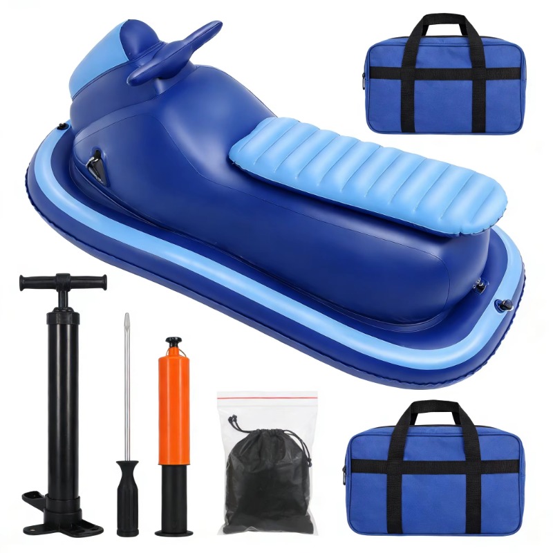 Heavy-duty inflatable snow tub - Outdoor Adventure Youtube 评论和价格