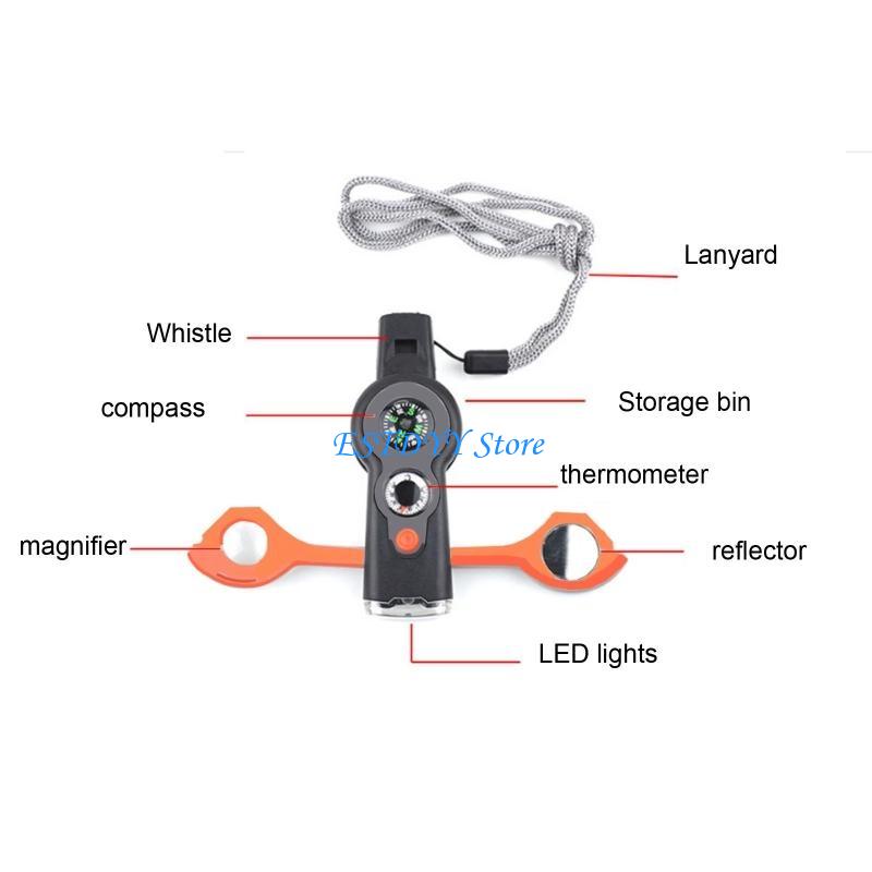 G6DE 7 in 1 Survival Multitool - Outdoor Adventure Guide 评论和价格