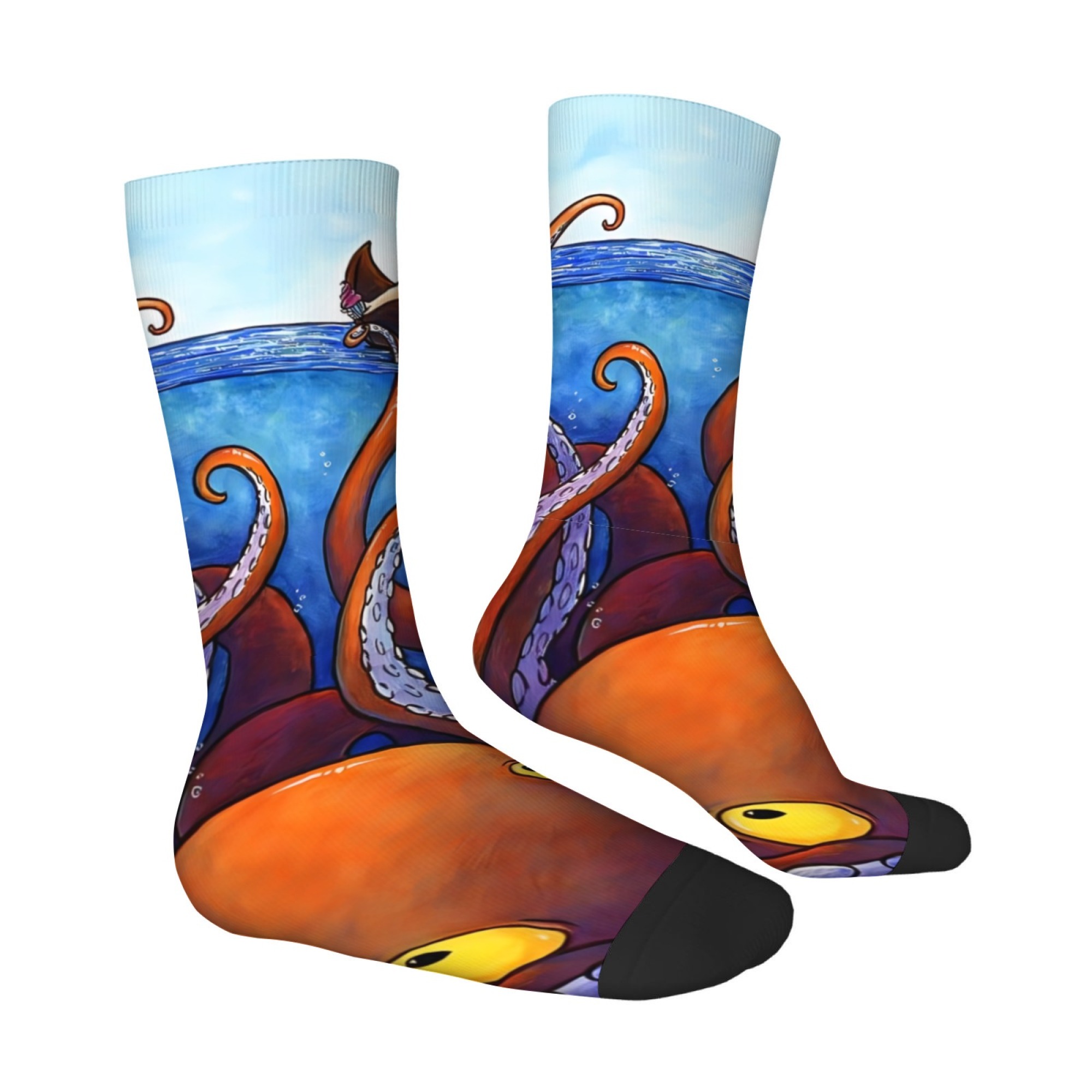 Ocean Adventure Print Socks So - Outdoor Adventure Youtube 评论和价格