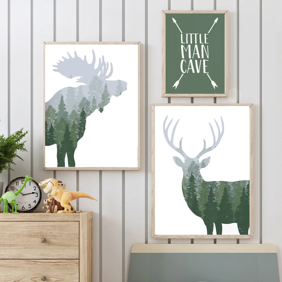 Green Woodland Deer Bear Moose - Outdoor Adventure For Kids 评论和价格