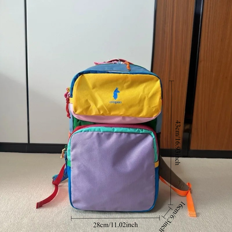 Dopamine Color Block Backpack  - Outdoor Adventure Trips 评论和价格