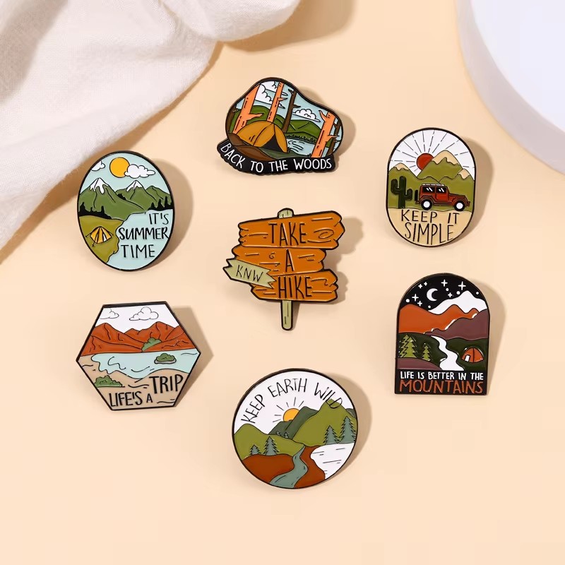 Outdoor Adventure Enamel Pins  - Outdoor Adventure Friends 评论和价格