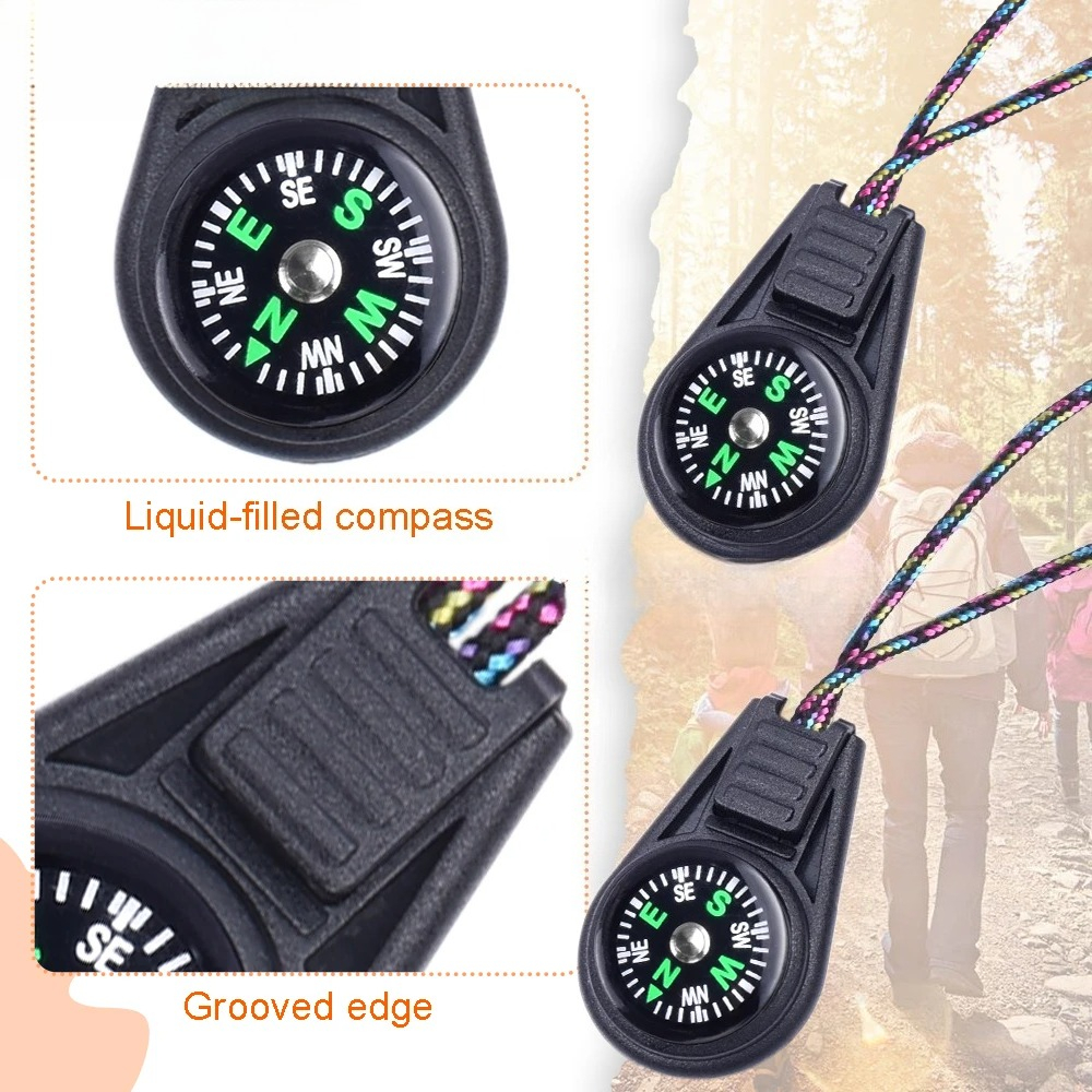 10Pcs Colorful Survival Keycha - Outdoor Adventure Guide 评论和价格