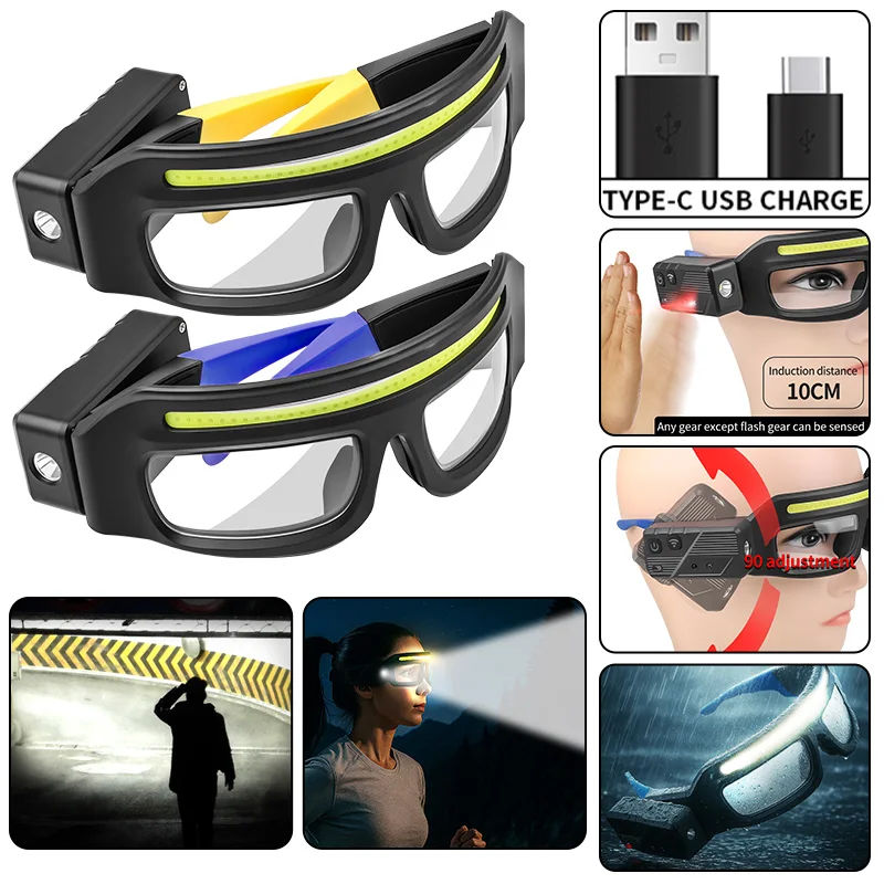 LED Headlamp COB Headlight Wor - Headlamp Waterproof Rechargeable 评论和价格