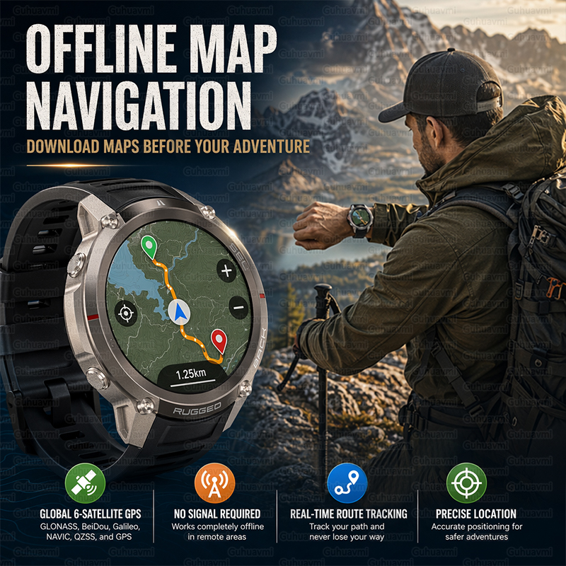 Outdoor Tactical GPS Smart Wat - Outdoor Adventure World 评论和价格