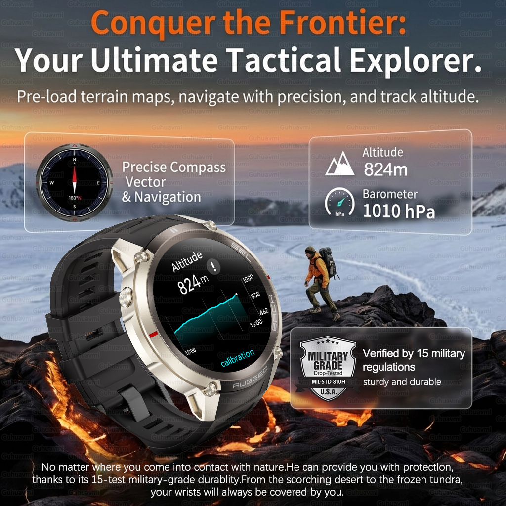 Outdoor Tactical GPS Smart Wat - Outdoor Adventure World 评论和价格