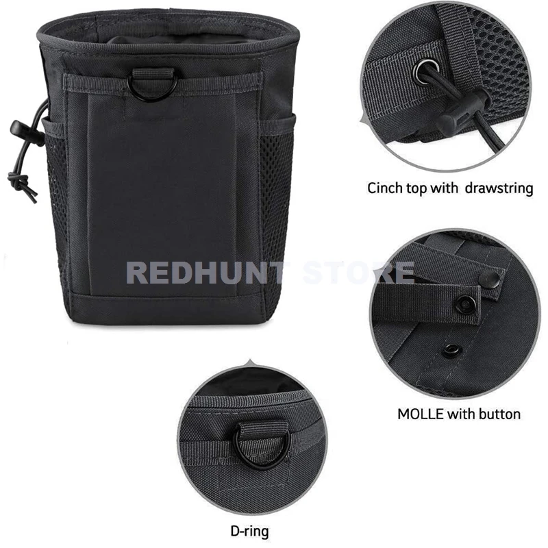 Tactical Molle Drawstring Maga - Chalk Bag Bouldering 评论和价格