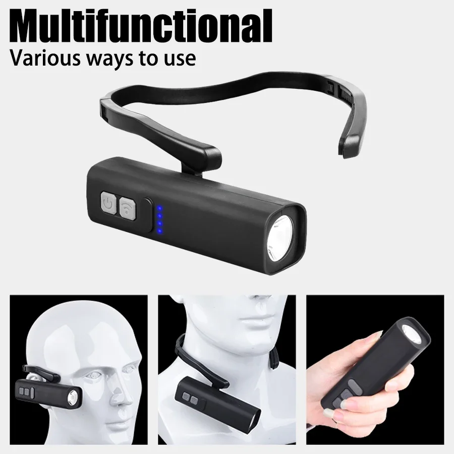 Rechargeable Ear Clip Headlamp - Headlamp Waterproof Rechargeable 评论和价格