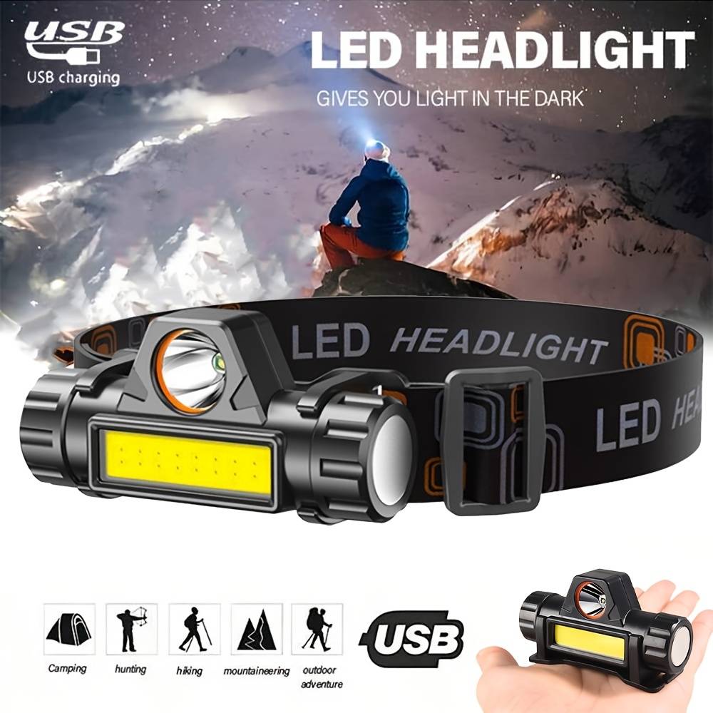 Super Bright Headlight USB Rec - Headlamp Waterproof Rechargeable 评论和价格