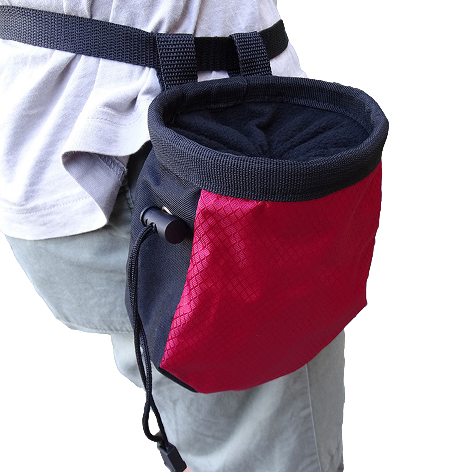 Rock Climbing Chalk Bag W/Adju - Chalk Bag Bouldering 评论和价格